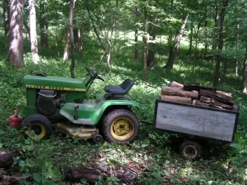 [Hearth.com] wood cutting with garden tractors - PICS