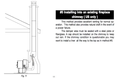 [Hearth.com] Install pellet stove using existing fireplace flue