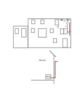 [Hearth.com] Vent pipe distance from doors and windows dilemma!  (Good news!)