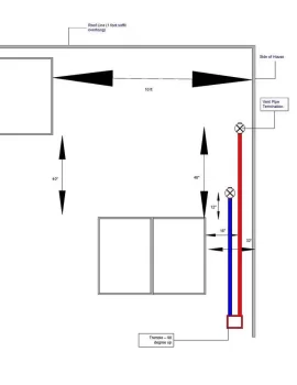 [Hearth.com] Vent pipe distance from doors and windows dilemma!  (Good news!)