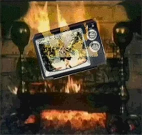 [Hearth.com] Got tired of watching the old tube TV- so I lit it up today.