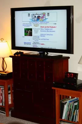 [Hearth.com] Got tired of watching the old tube TV- so I lit it up today.