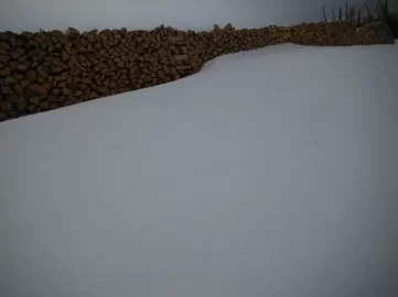 [Hearth.com] Snow covered wood stacks