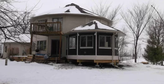 [Hearth.com] Woodstock Progress Hybrid, downstairs stove, upstairs heating