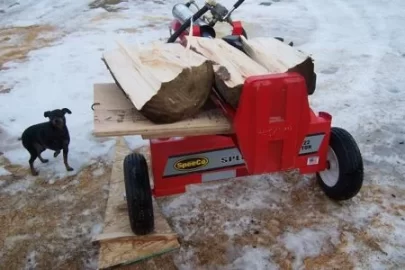 [Hearth.com] Log Splitter:  Log cradle or no?