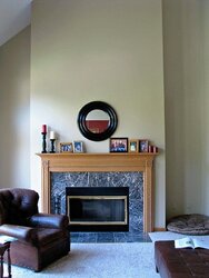 Pictures of wood stoves in alcoves