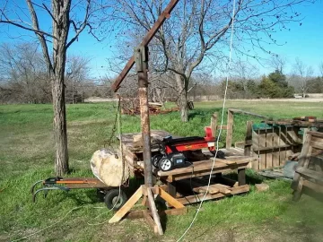 [Hearth.com] Fast,cheap,easy,and portable pig pole-load your truck,save your back