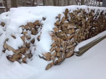 [Hearth.com] Love seeing snow covered stacks!