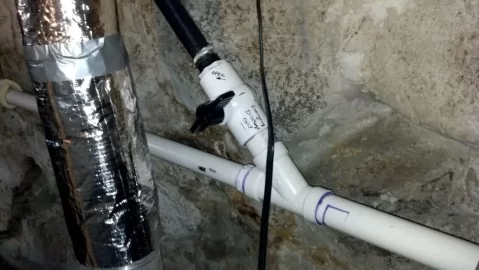 [Hearth.com] SUmp pump updates - plumbing question...