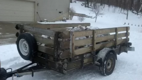 [Hearth.com] my trailer...how much loose split wood and weight????