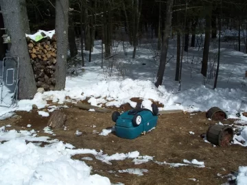 [Hearth.com] Turning a fence into a woodshed - my "green" woodsheld build