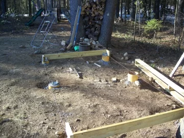 [Hearth.com] Turning a fence into a woodshed - my "green" woodsheld build