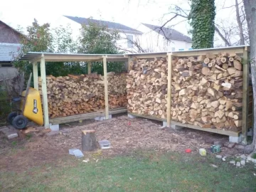 [Hearth.com] Building a wood shed in my backyard