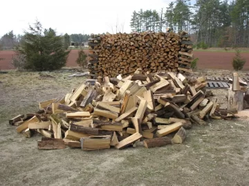 [Hearth.com] Bone dry load of locust delivered