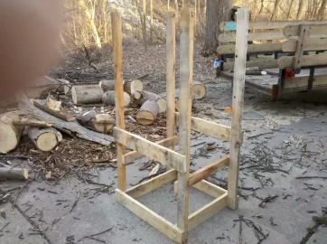 [Hearth.com] Prepared The Pole Cutting Pallet Project Today