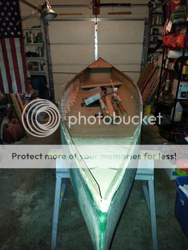 Reviving an old Sears canoe