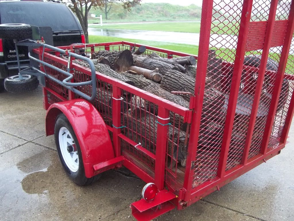 Used Harbor Freight TRAILER With Plywood Top - trailers - by owner